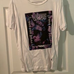 White Vans Tee